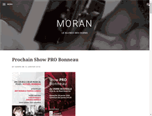 Tablet Screenshot of moranmusique.com